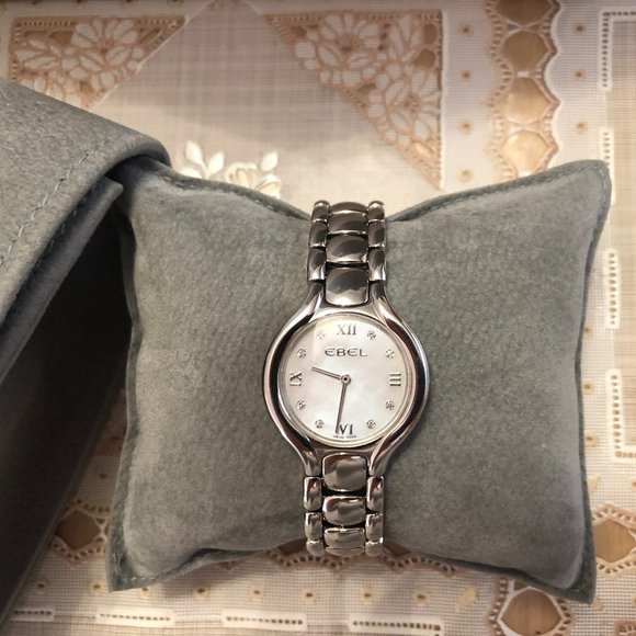 EBEL Women's Watch, small mother of pearl face, diamond dial, E9976411 - Picture 1 of 4